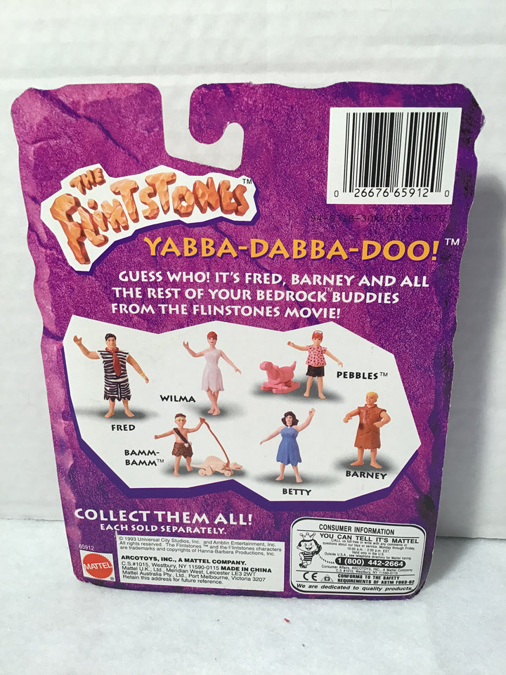 The Flintstones Movie Pebbles Bendable Figure Mattel 1993 MOC Success Activ