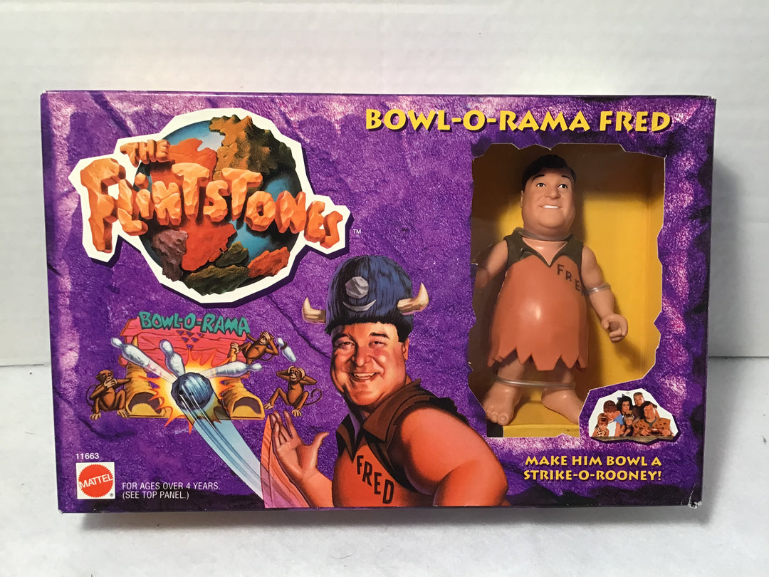 The Flinstones Movie Bowl-O-Rama Fred Figure Mattel 1993 NIB NEW