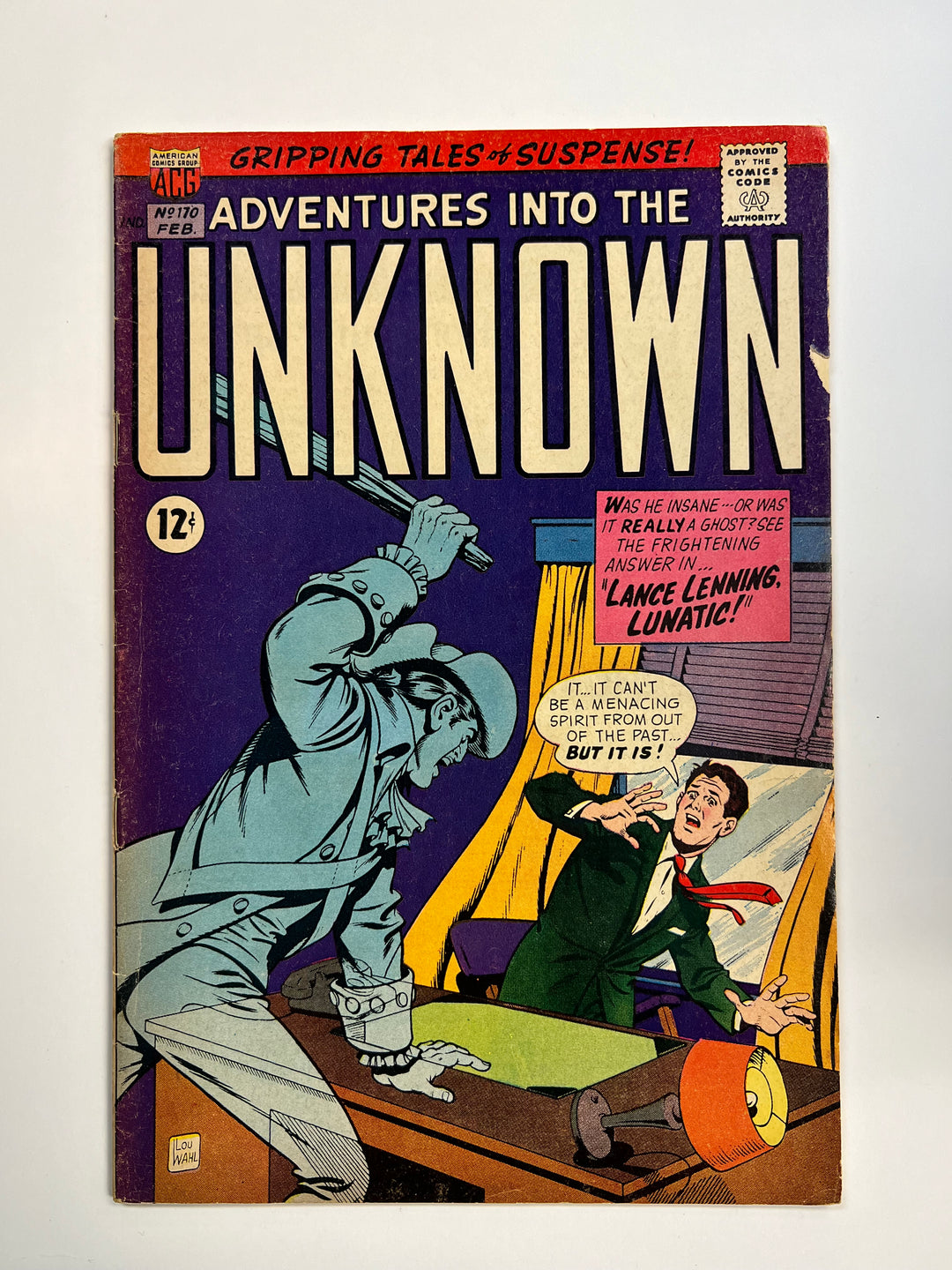 Adventures Into the Unknown #170 ACG 1966 G/VG