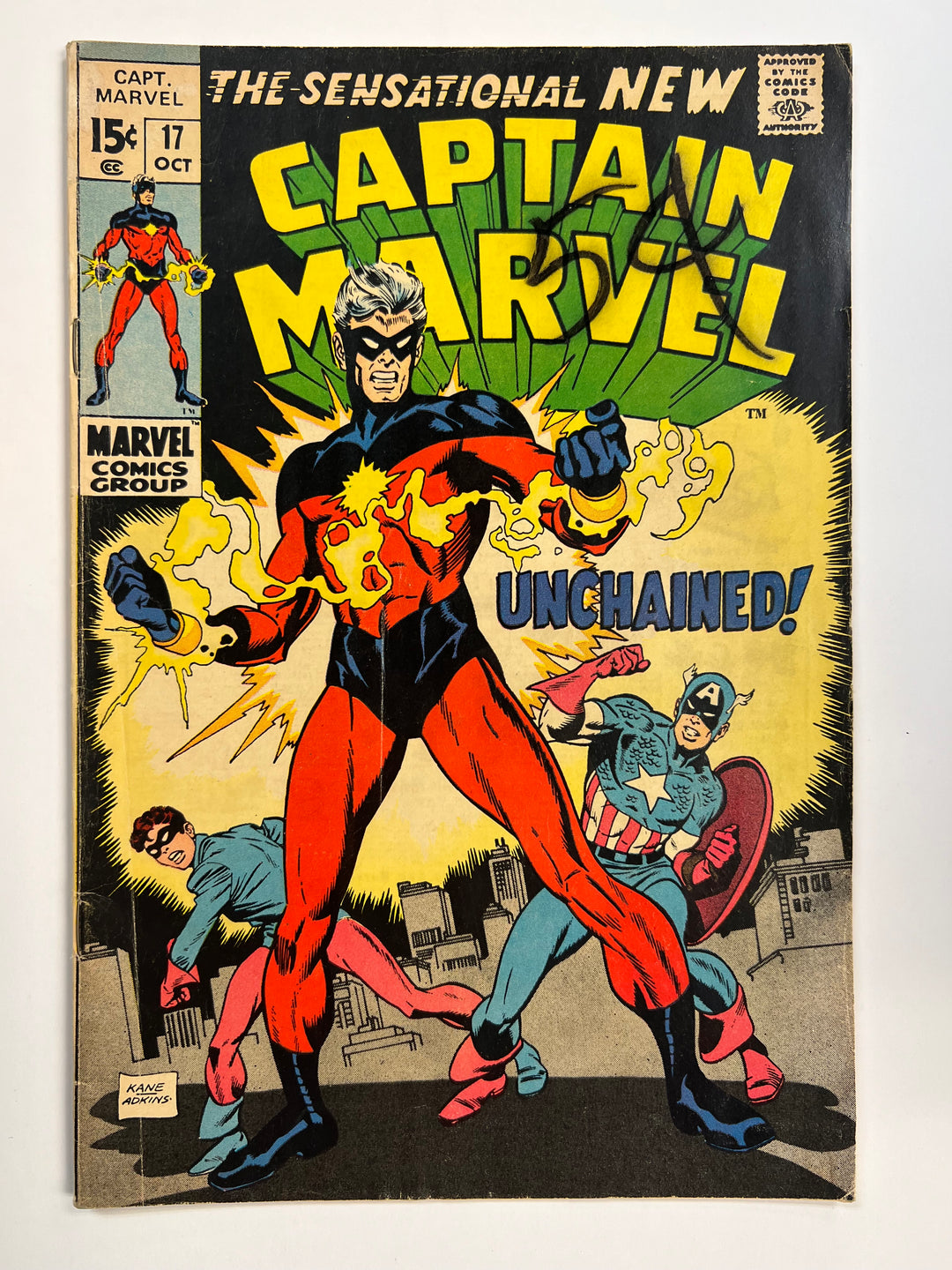 Captain Marvel #17 Marvel 1969 G/VG