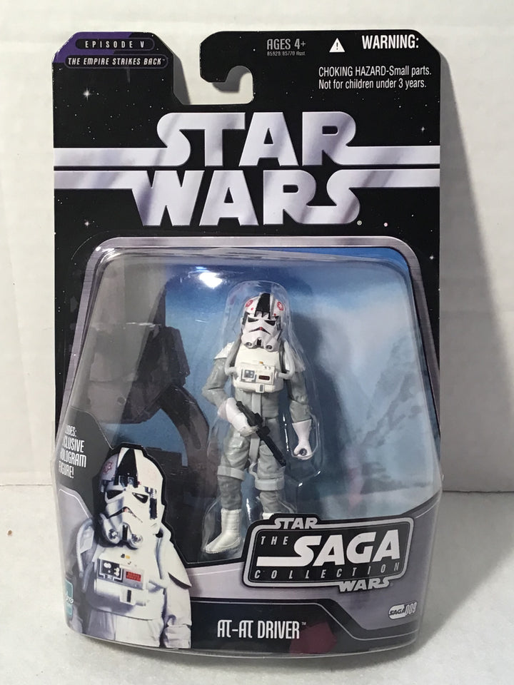 Star Wars V: The Empire Strikes Back AT-AT Driver #009 Saga Collection w/ Hologram Figure MOC