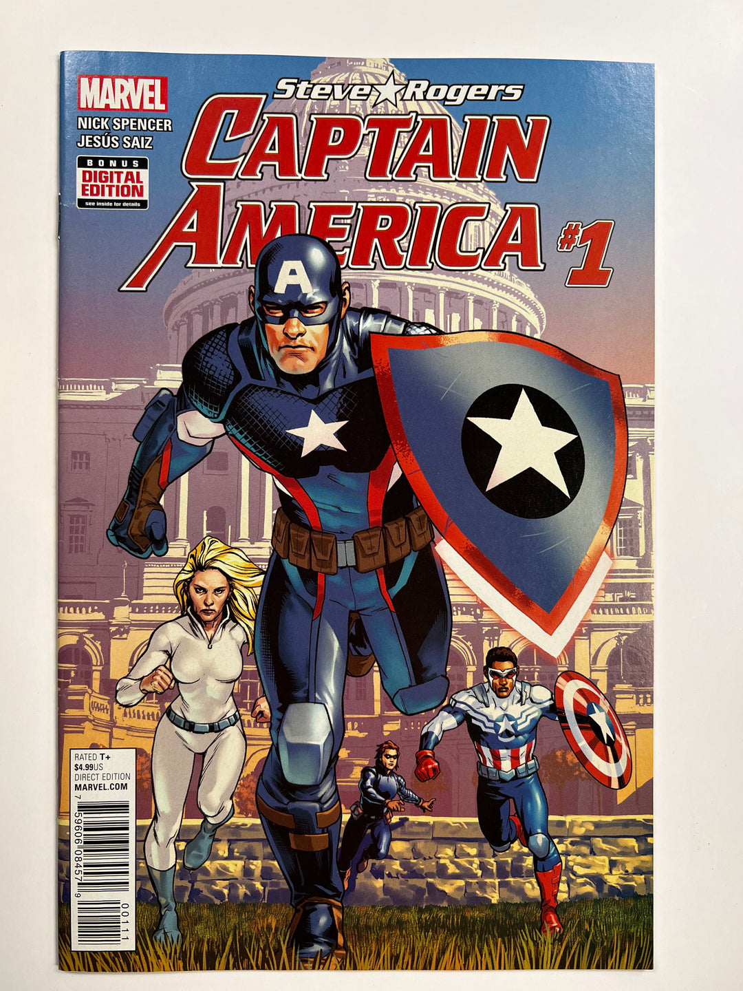 Captain America: Steve Rogers #1 Marvel 2016 VF/NM