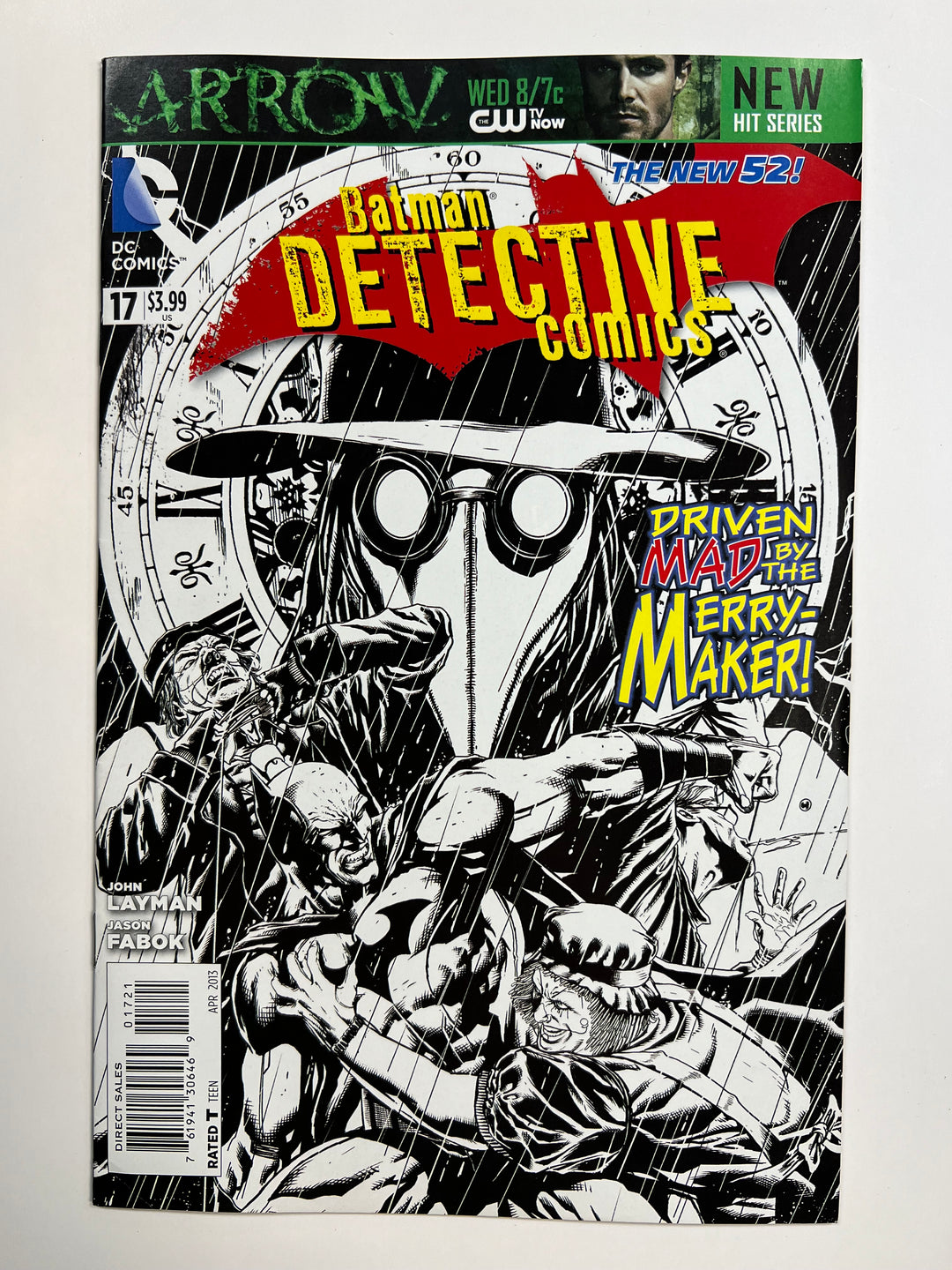 Detective Comics #17 Black and White Variant DC 2013 VF+