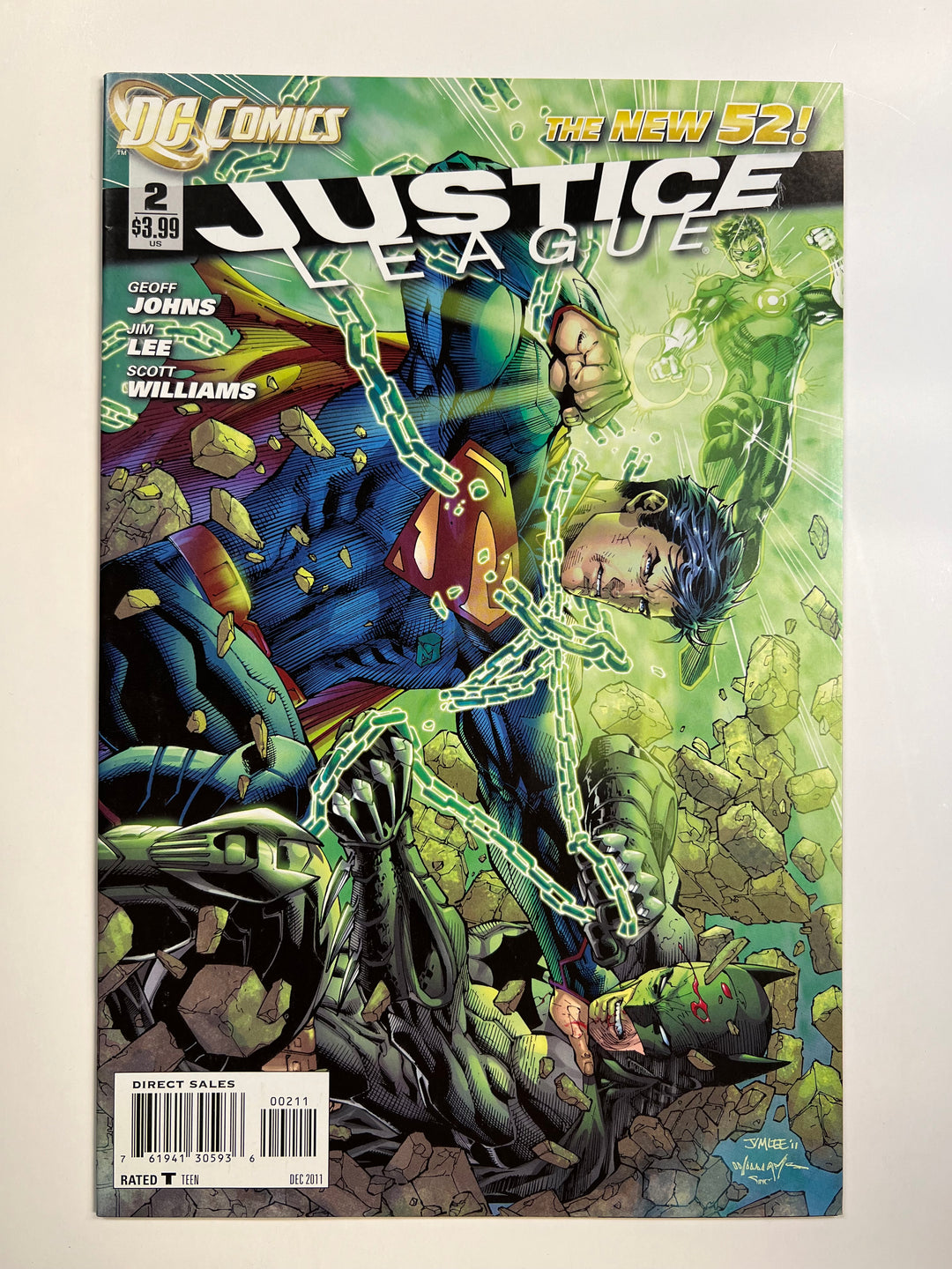 Justice League #2 DC 2011 VF+
