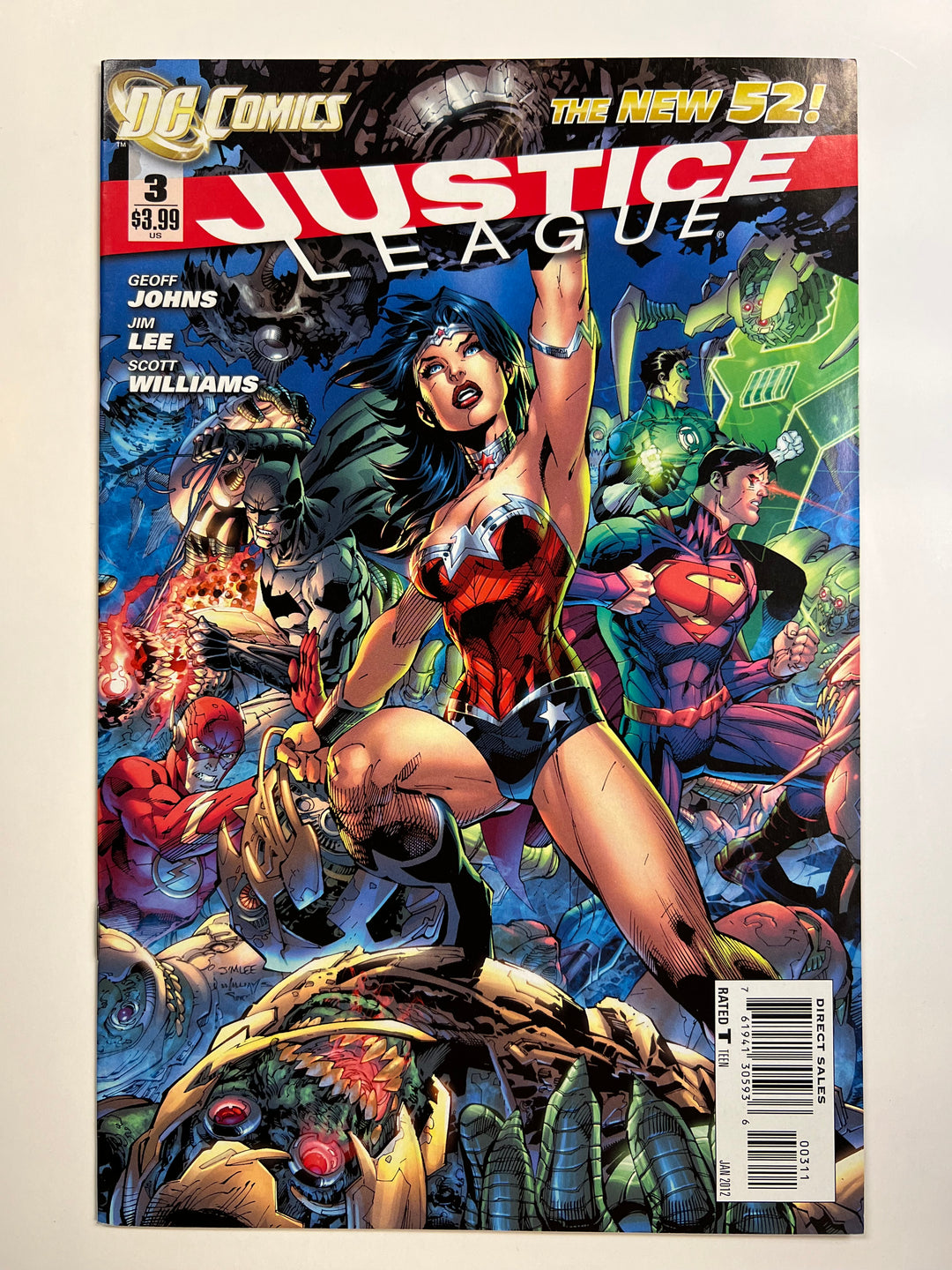 Justice League #3 DC 2012 VF