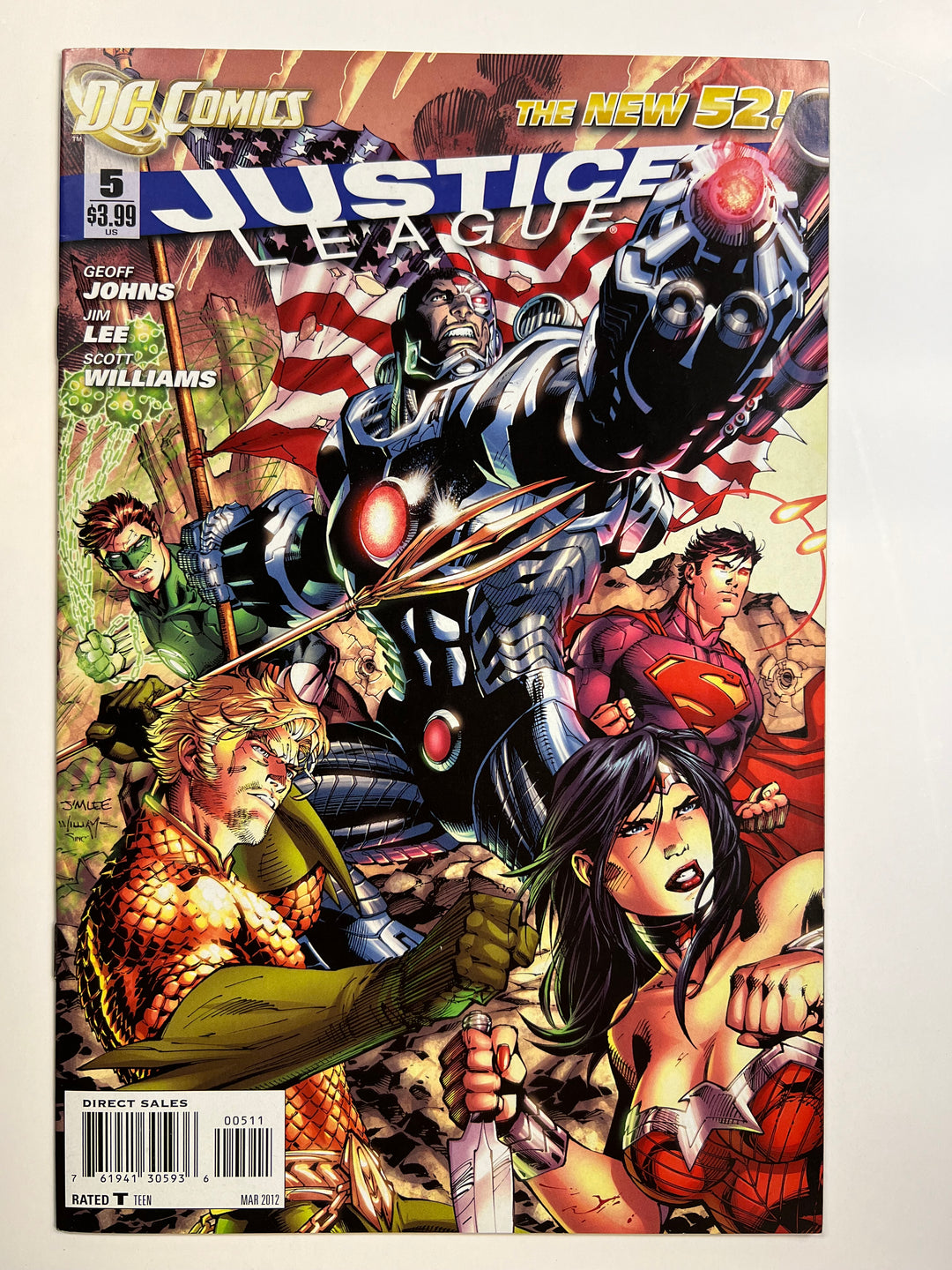 Justice League #5 DC 2012 VF