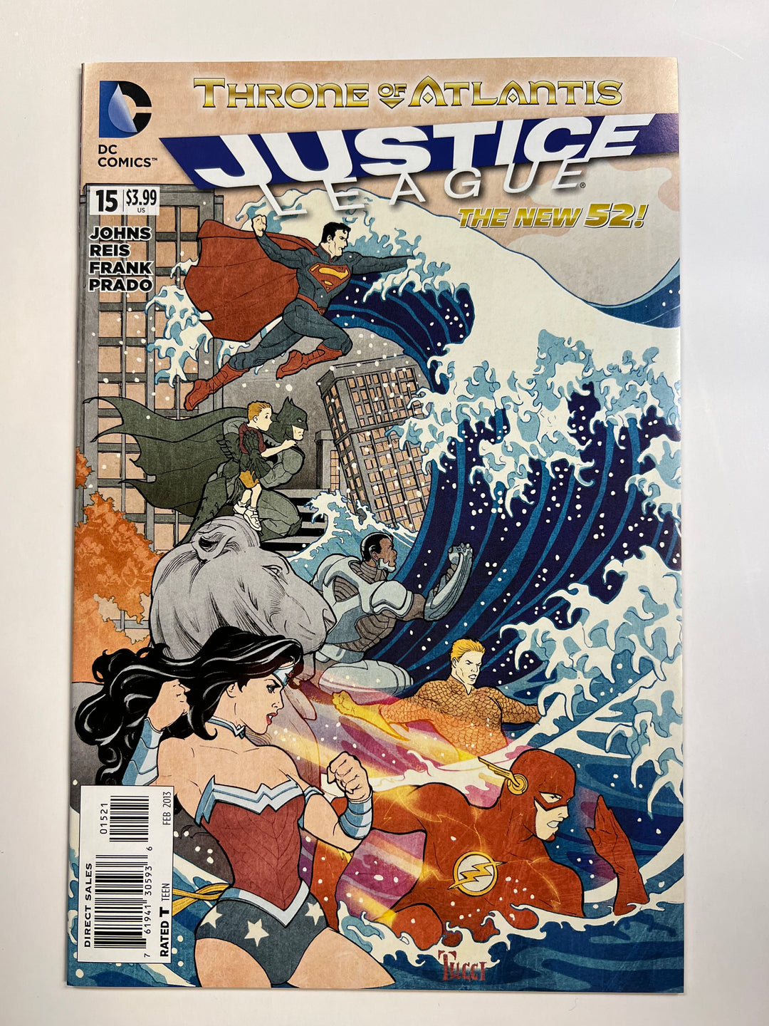 Justice League #15 Tucci Variant DC 2013 VF/NM