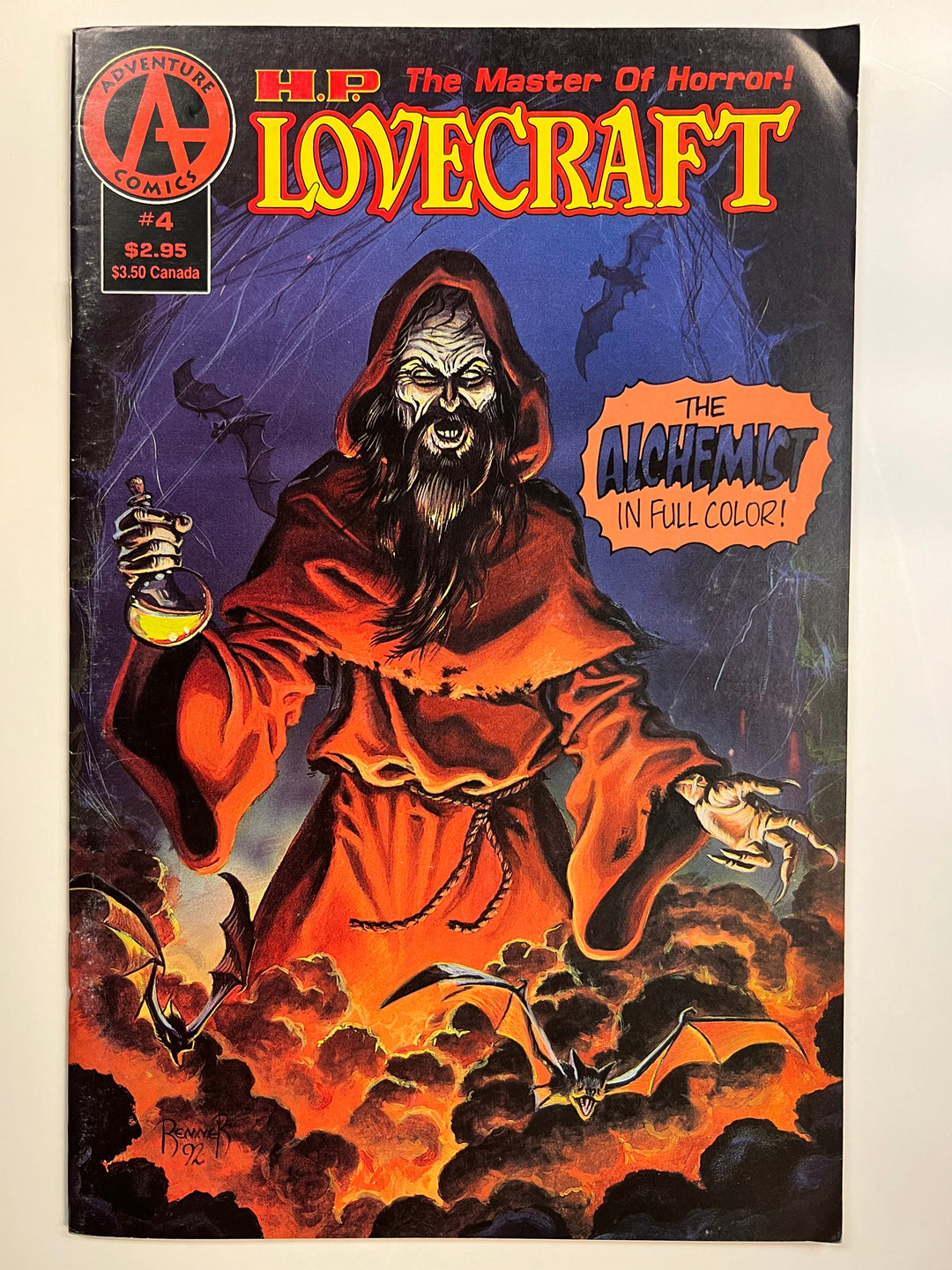 Lovecraft In Full Color #4 Adventure 1992 VG/F