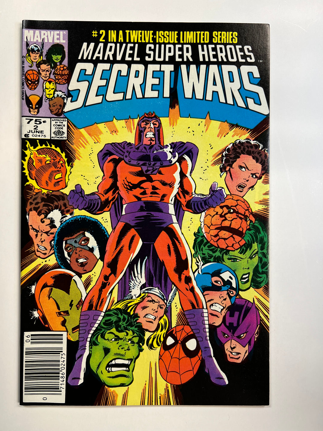 Marvel Super Heroes Secret War #2 Marvel 1984 VF+
