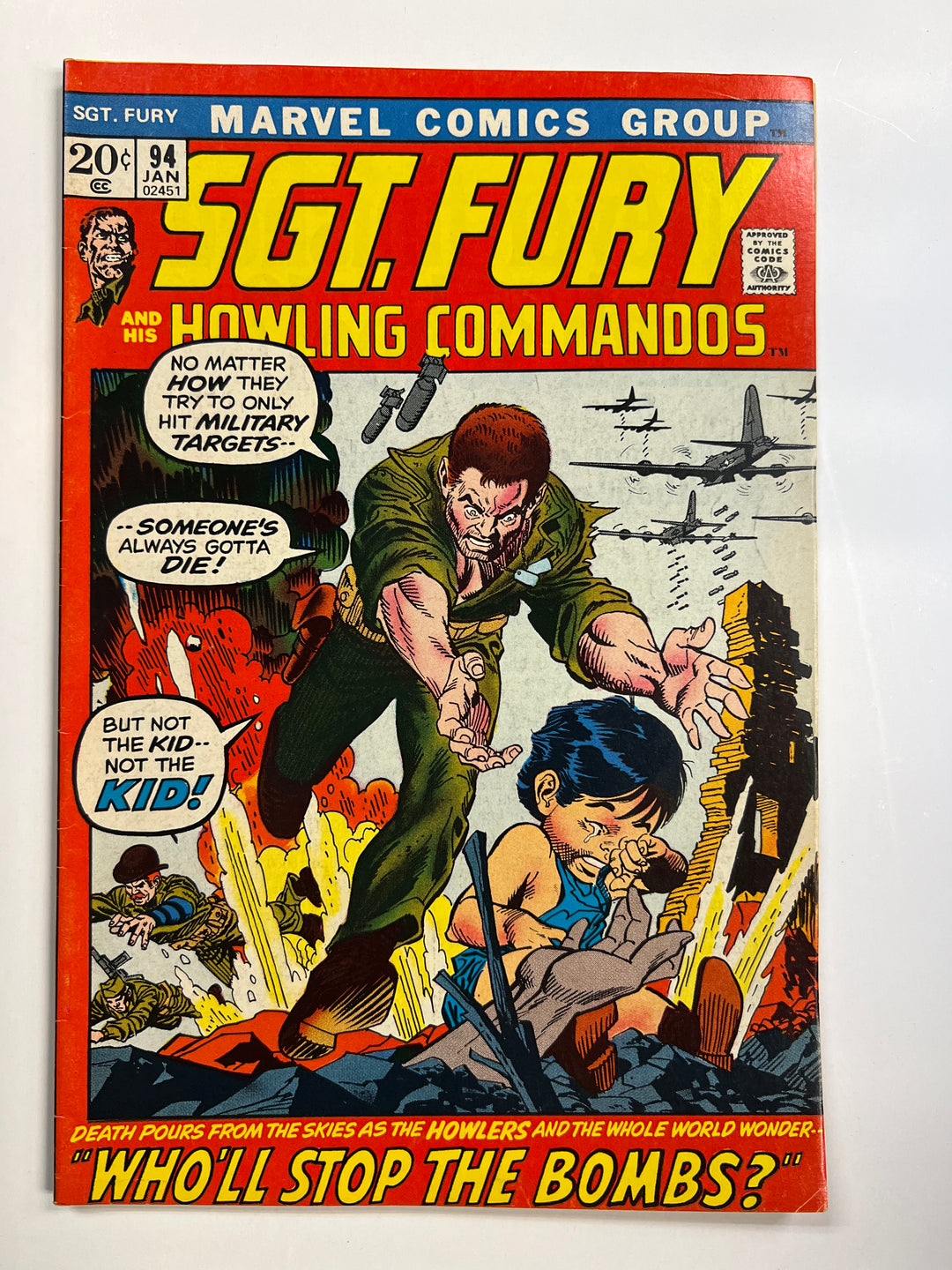 Sgt. Fury #91 Marvel 1971 VG/F