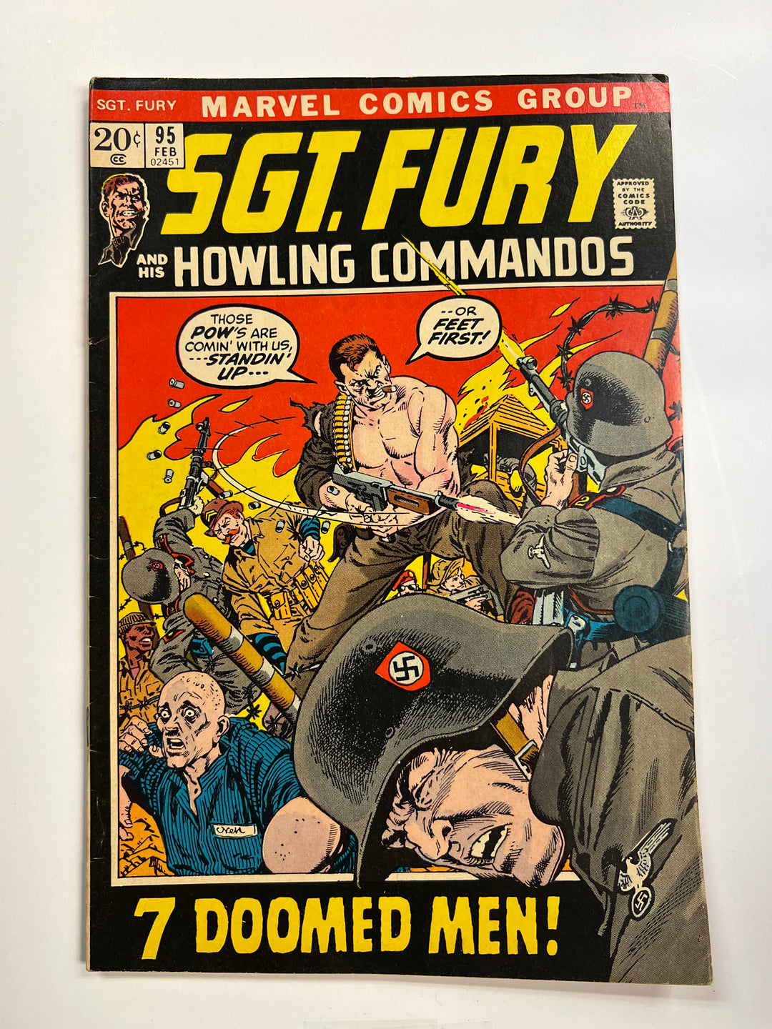 Sgt. Fury #95 Marvel 1972 VG/F