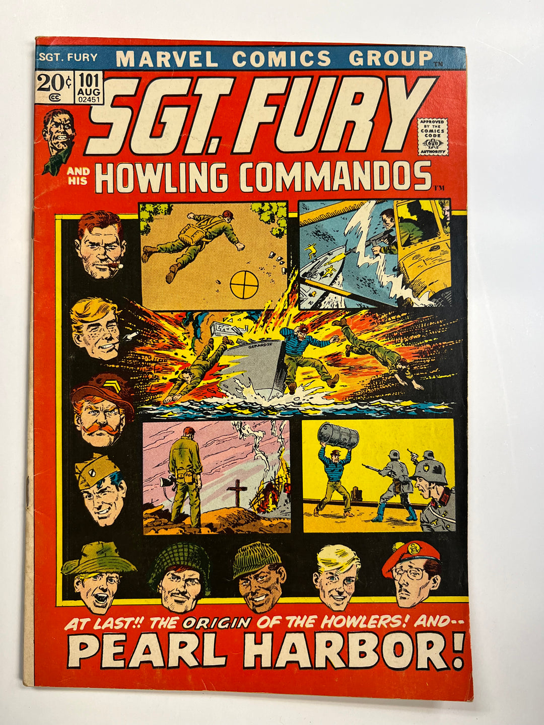 Sgt. Fury #101 Marvel 1972 VG/F