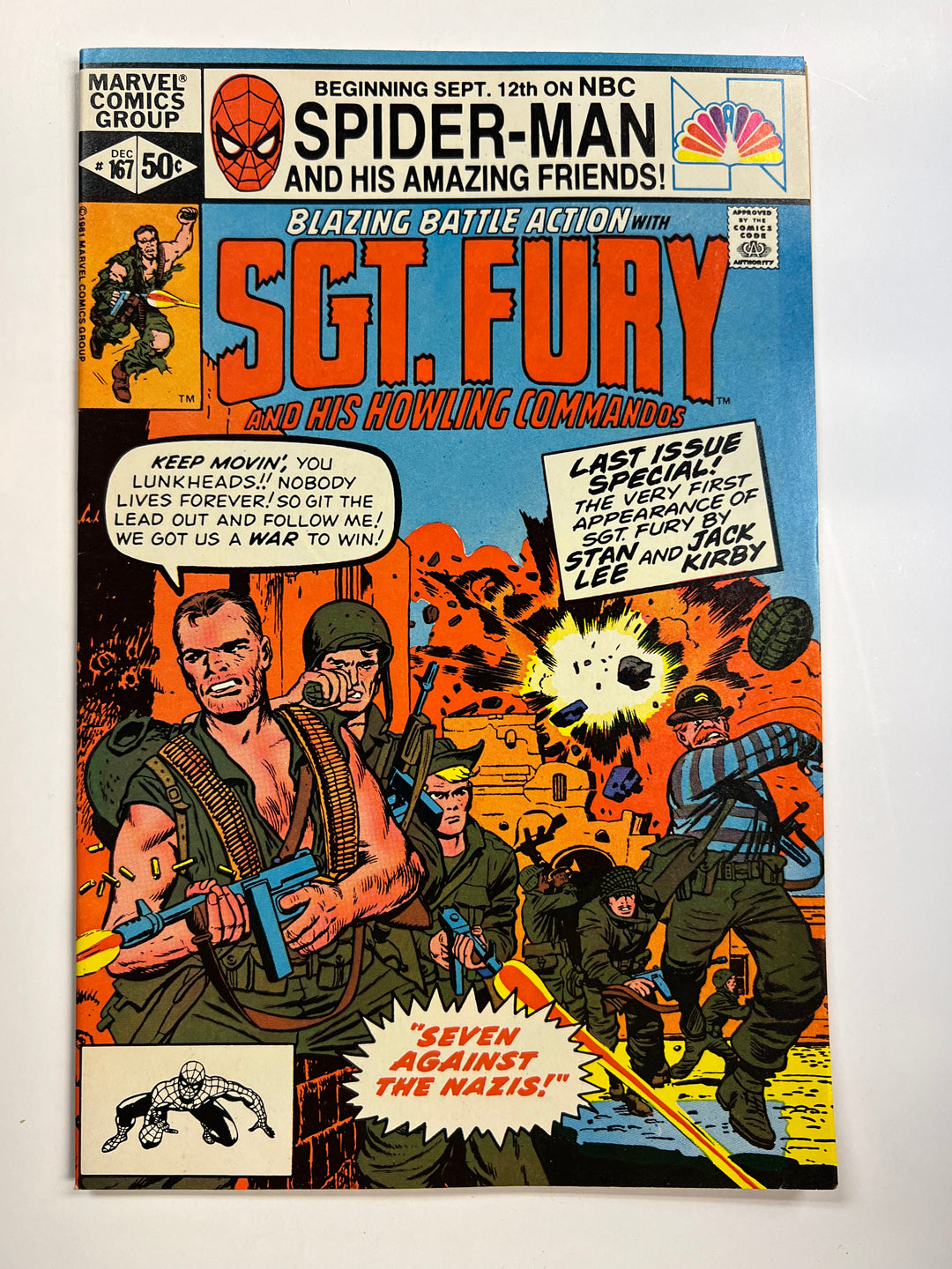 Sgt. Fury #167 Marvel 1981 F