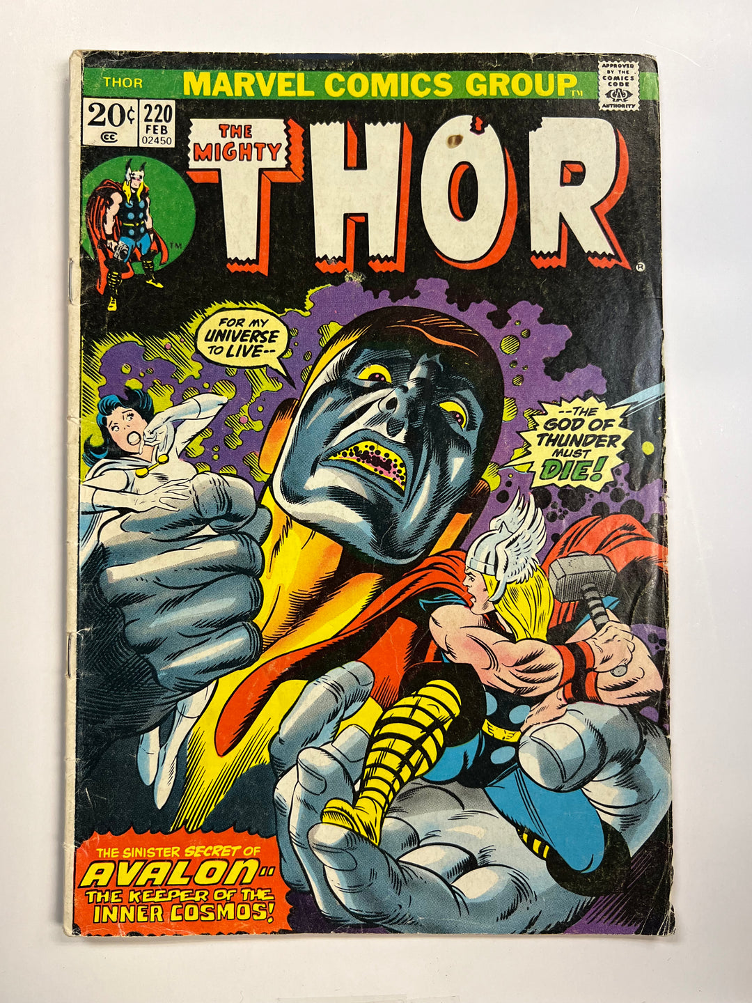 Thor #220 Marvel 1974 VG