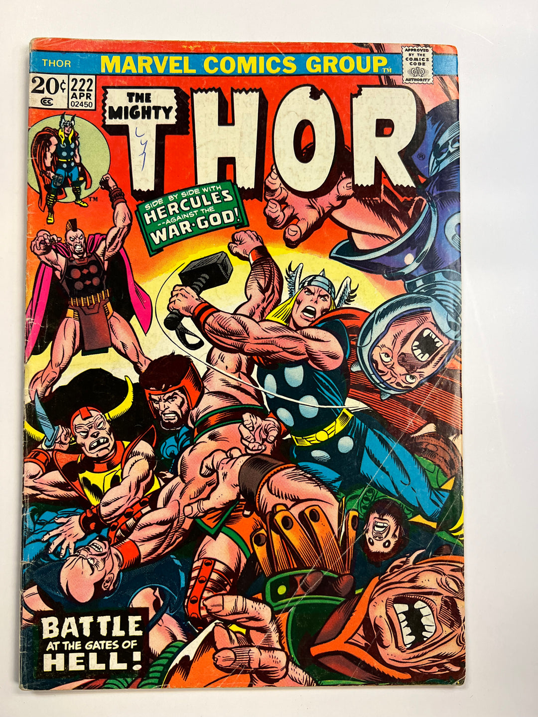 Thor #222 Marvel 1974 VG
