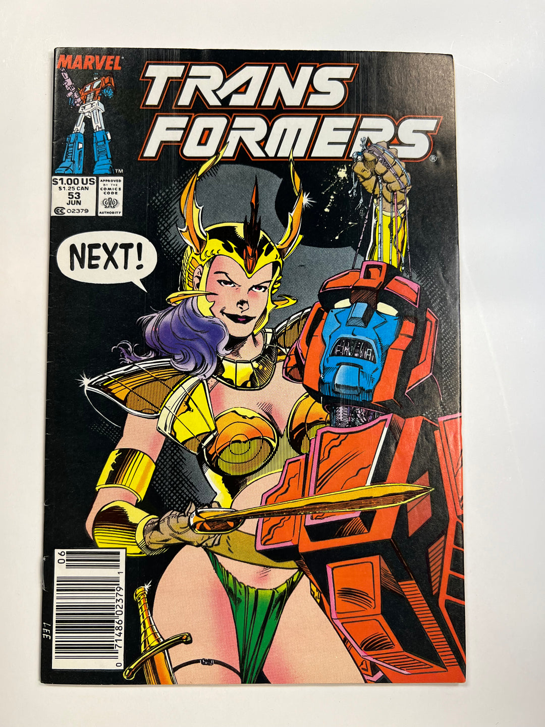 Transformers #53 Marvel 1989 VG/F