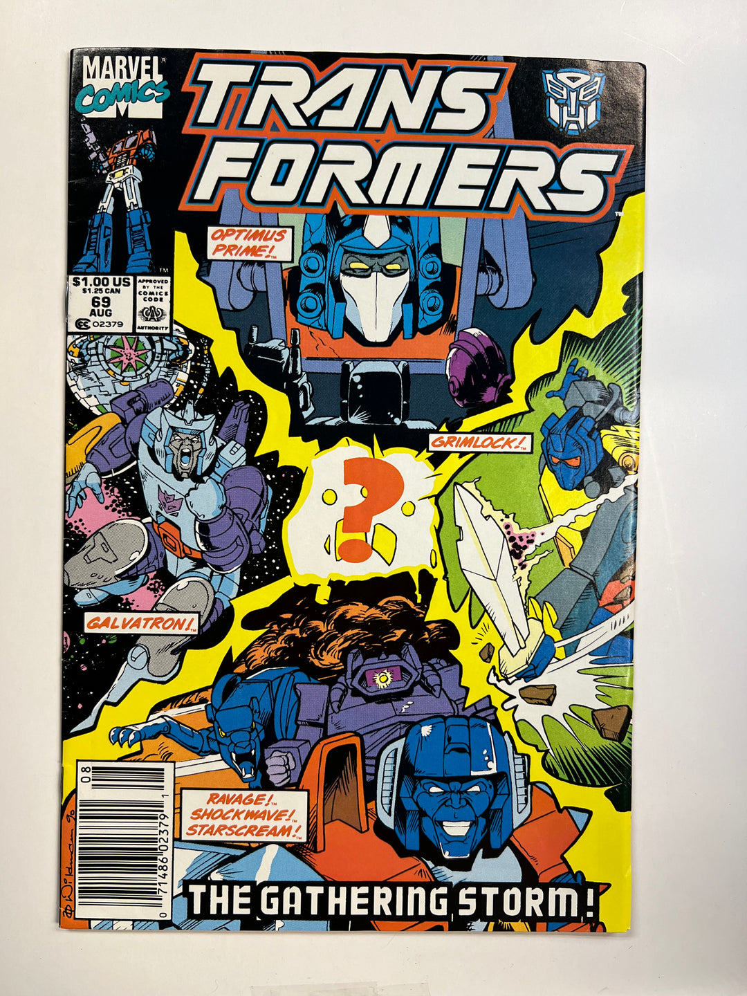 Transformers #69 Marvel 1990 F-