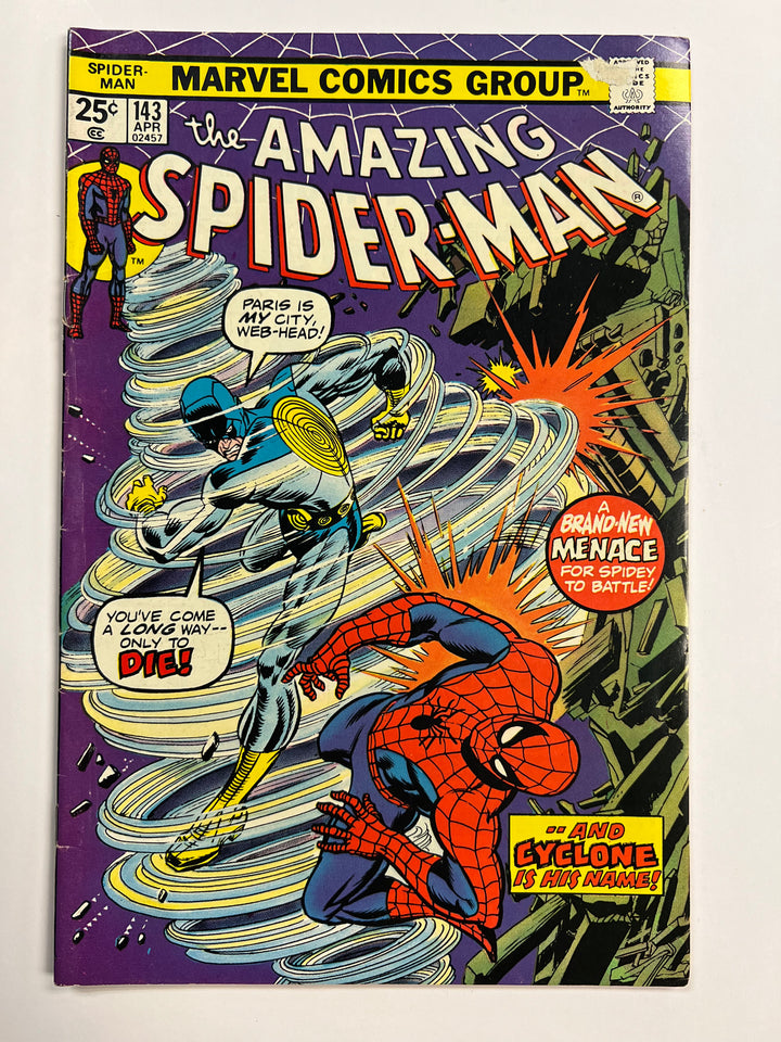 Amazing Spider-Man #143 Marvel 1975 GD/VG