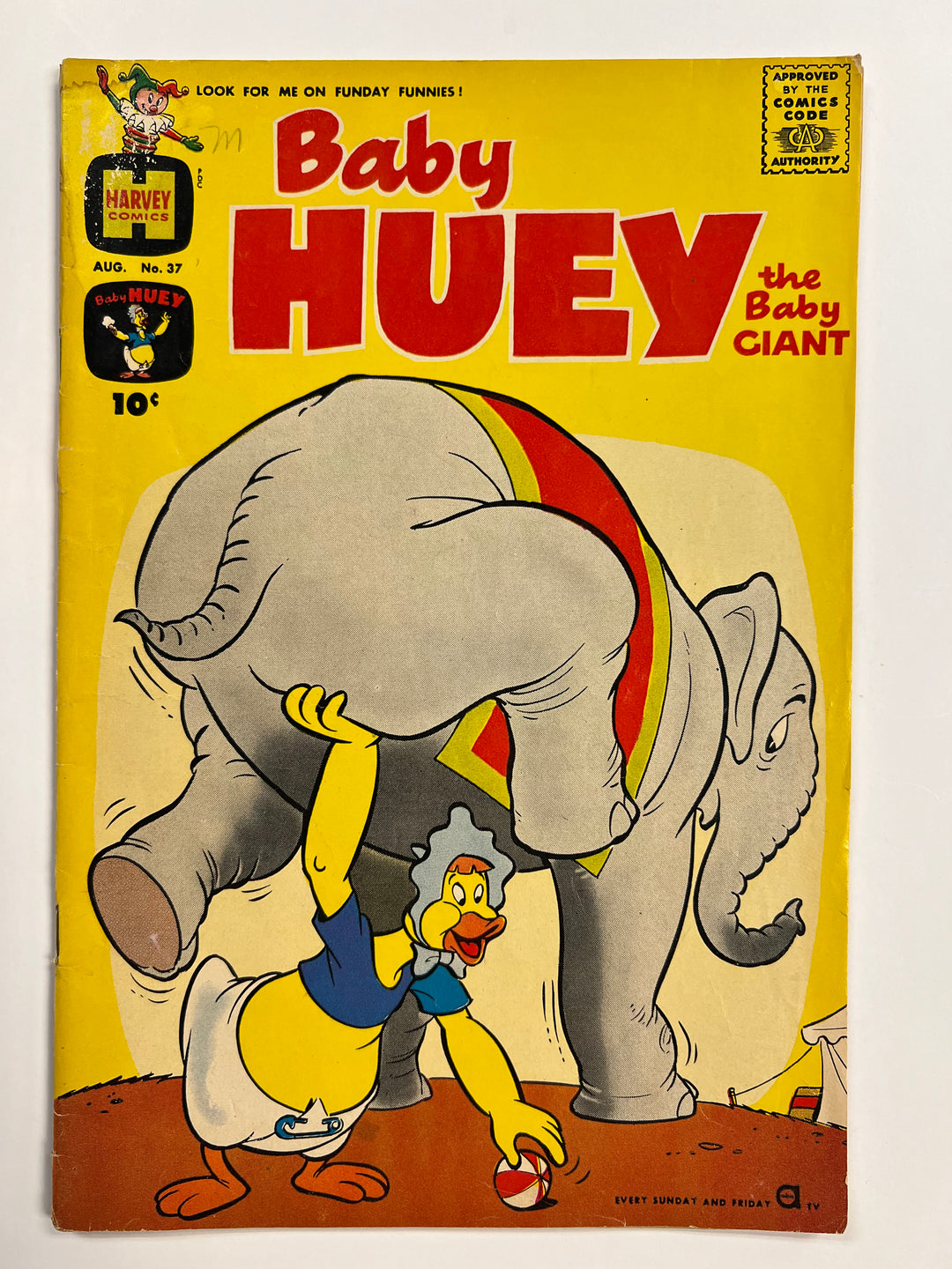 Baby Huey #37 Harvey Comics 1961 GD