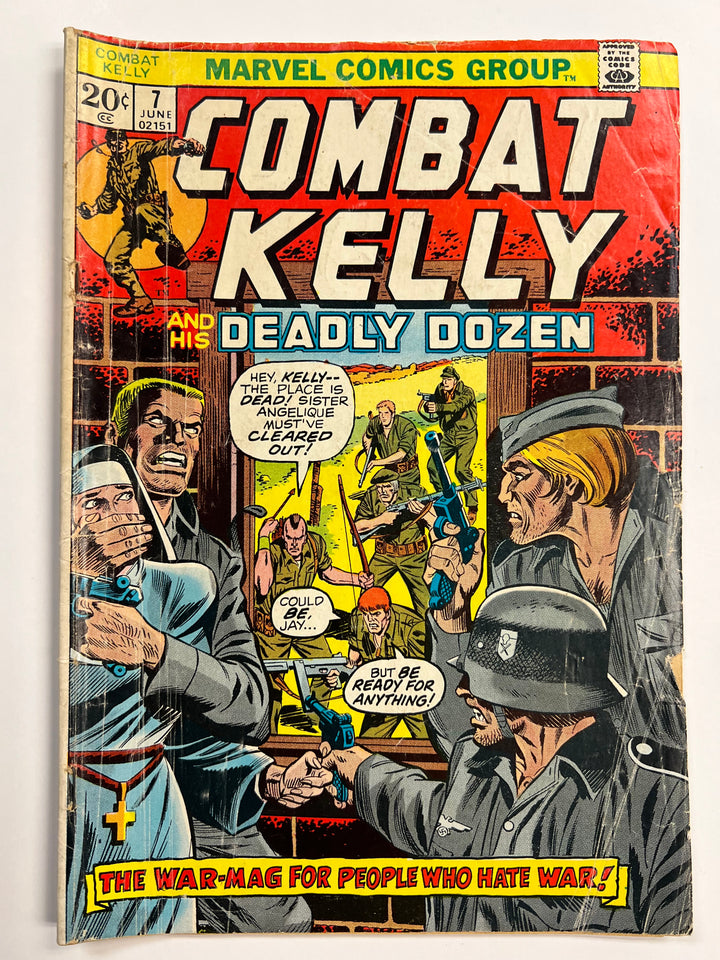 Combat Kelly #7 Marvel 1973 FR/GD