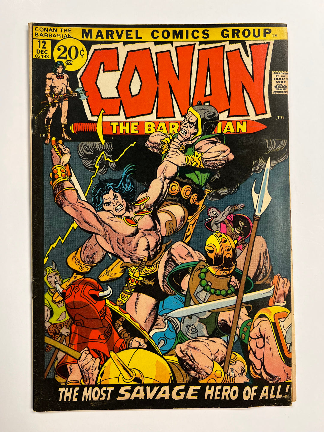 Conan the Barbarian #12 Marvel 1971 VG