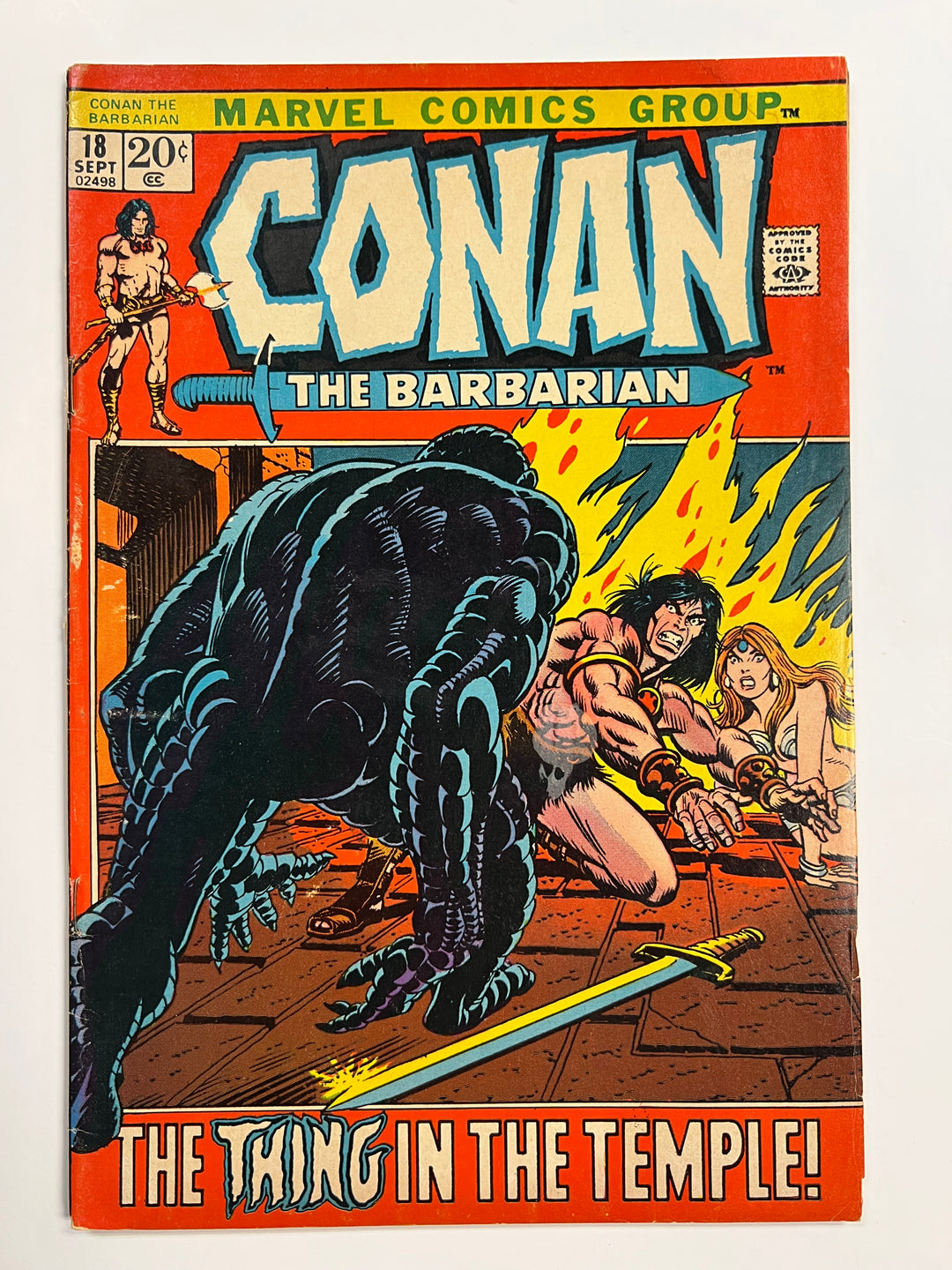 Conan the Barbarian #18 Marvel 1972 VG/FN