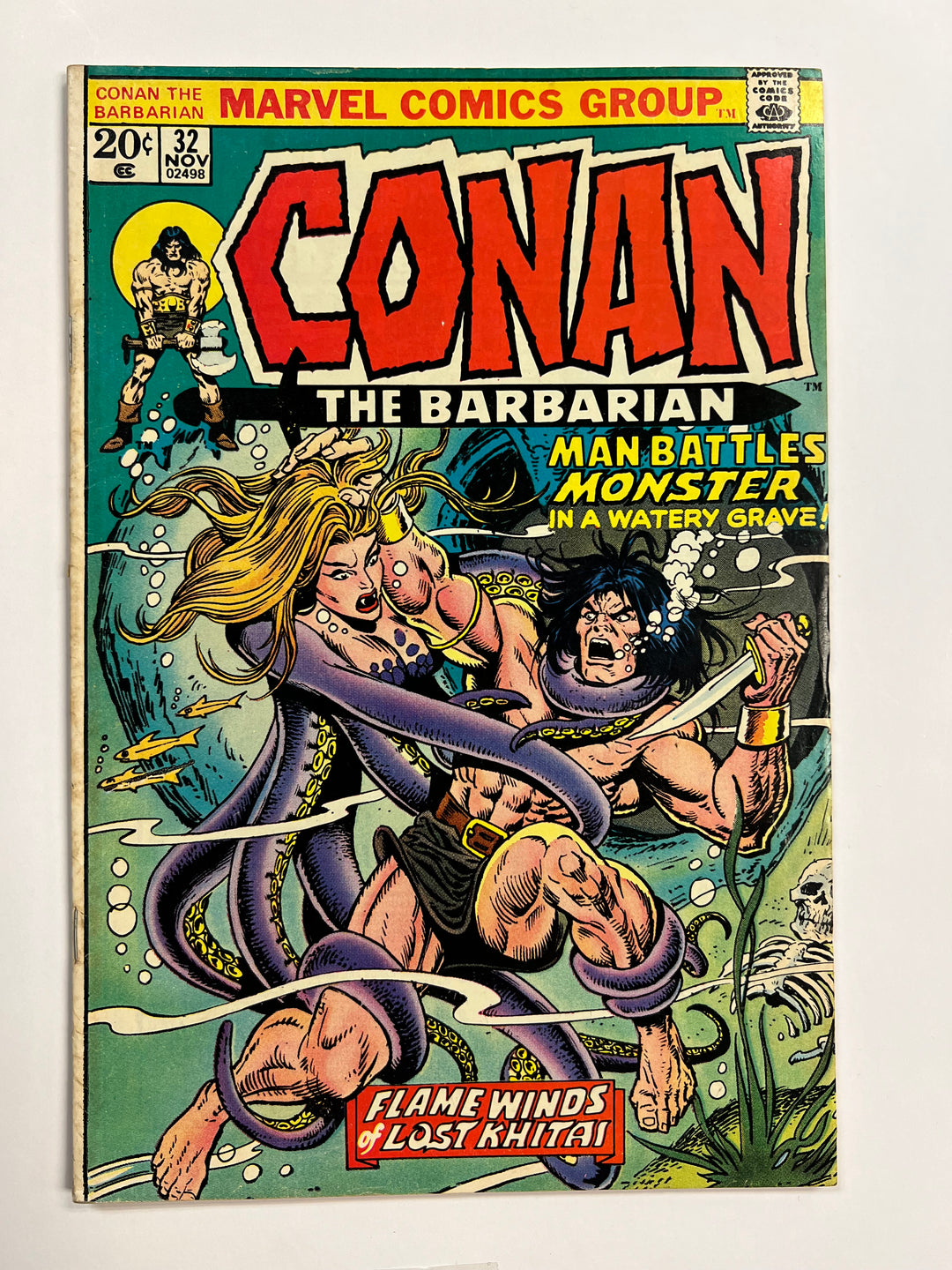 Conan the Barbarian #32 Marvel 1972 VG/FN