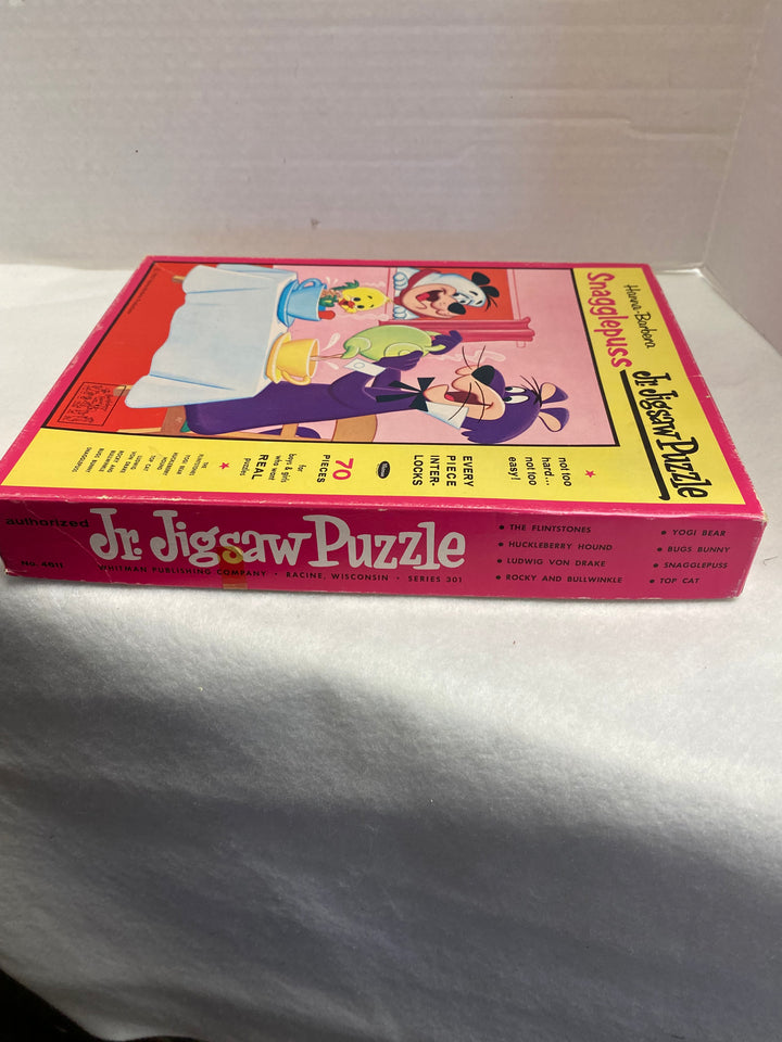 Snagglepuss 70 pc. Jr. Jigsaw Puzzle 1962 Hanna-Barbera Whitman Publishing Company-Complete
