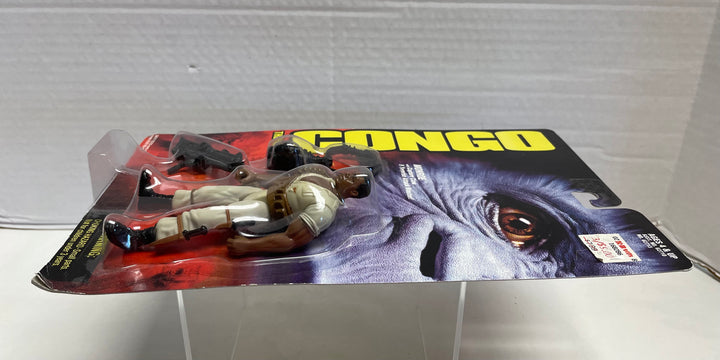 Congo The Movie Monroe 5" Action Figure w/Capture Claw & Blaster MOC Kenner 1995