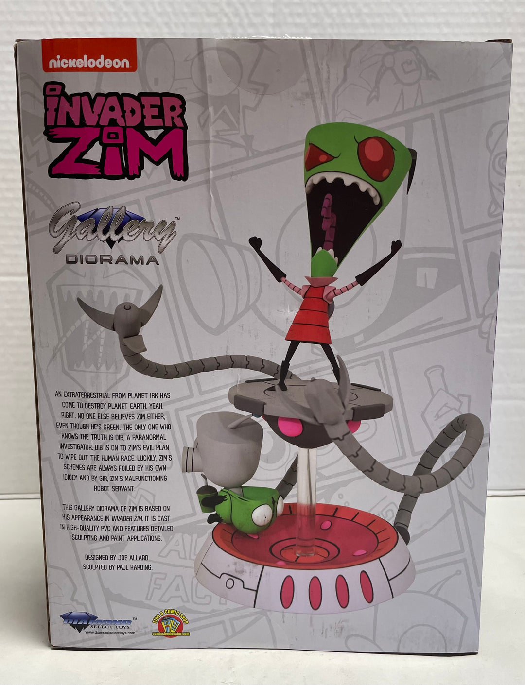 Nickelodeon Invader Zim Triumphant Zim Gallery Diorama Diamond Select Toys 2021