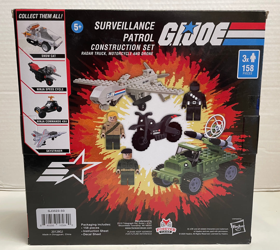GI Joe Surveilance Patrol 158-Pc Construction Set NISB Hasbro 2020