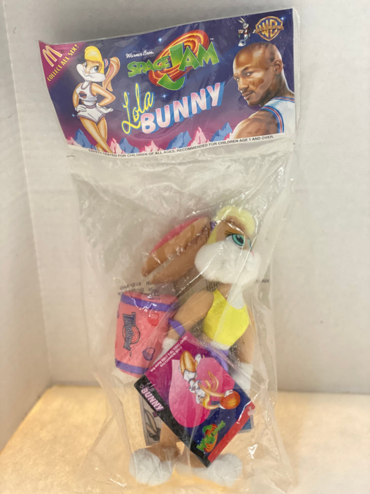 Space Jam Lola Bunny Plush 1996 McDonald's Sealed in Bag