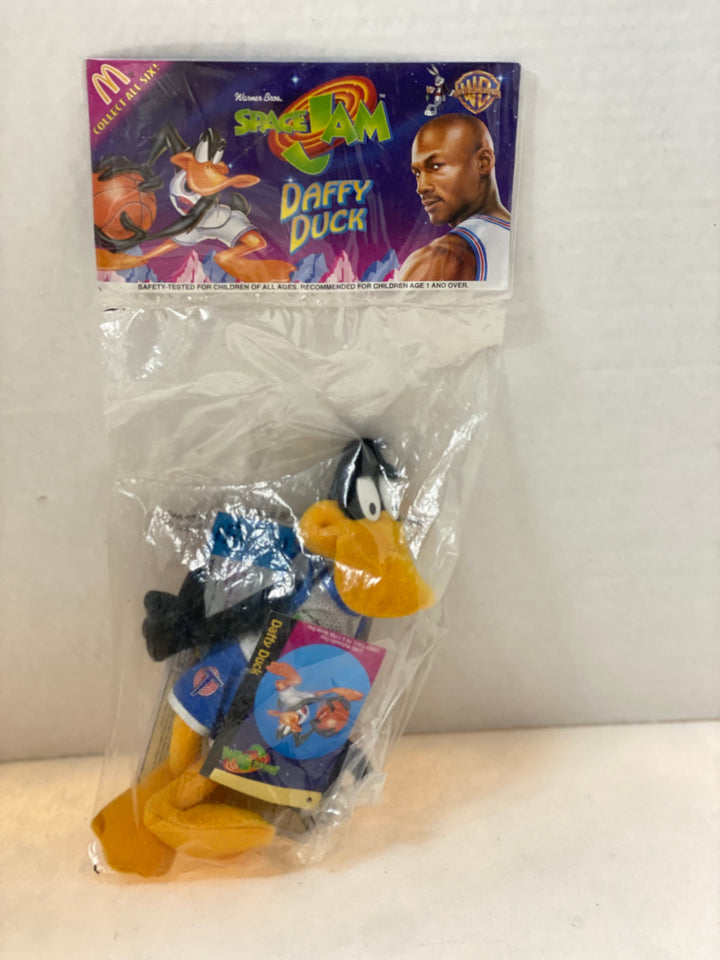 Space Jam Daffy Duck Plush 1993  McDonald's Sealed in Bag