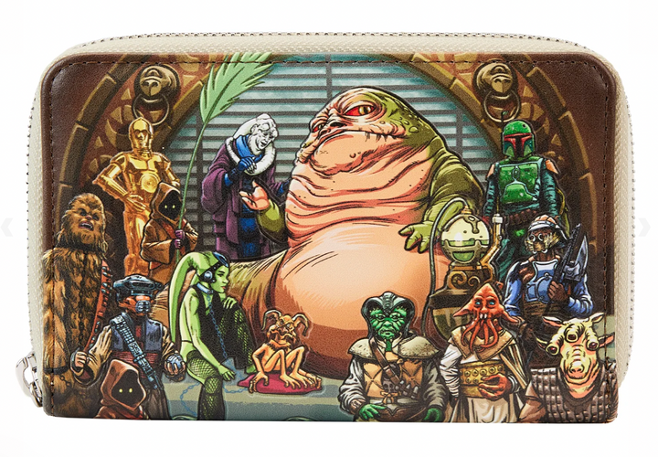 Loungefly STAR WARS RETURN OF THE JEDI 40TH ANNIVERSARY JABBAS PALACE ZIP AROUND WALLET