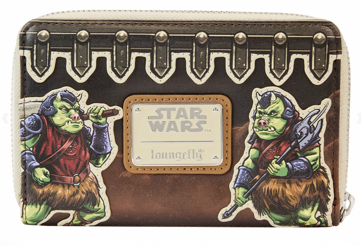 Loungefly STAR WARS RETURN OF THE JEDI 40TH ANNIVERSARY JABBAS PALACE ZIP AROUND WALLET