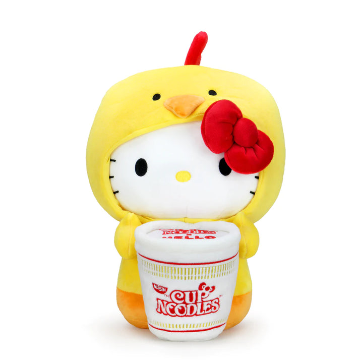 NISSIN CUP NOODLES® X HELLO KITTY® CHICKEN CUP 16" INTERACTIVE PLUSH